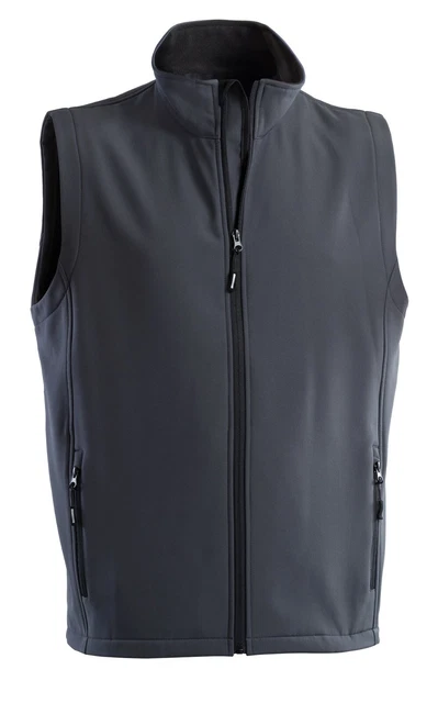 Smanicato giubbotto softshell pile uomo donna gilet giacca da lavoro invernale