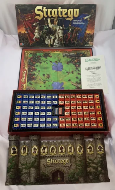 1996 Stratego Board Game by Milton Bradley Complete in Very Good Cond FREE SHIP