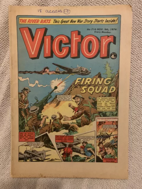 Victor comic No# 716 November 9th 1974 Good Condition