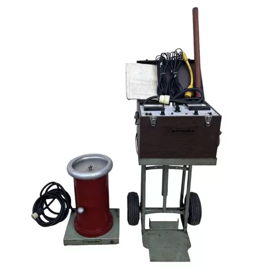 Hubbell HiPotronics Ac Portable Hipot Model 100HVT Insulation Tester 100kV +Coil