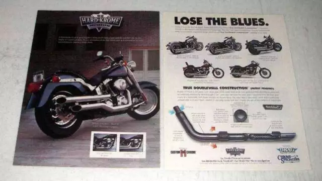 2001 Hard-Krome Double D's Doublewall Pipes Ad