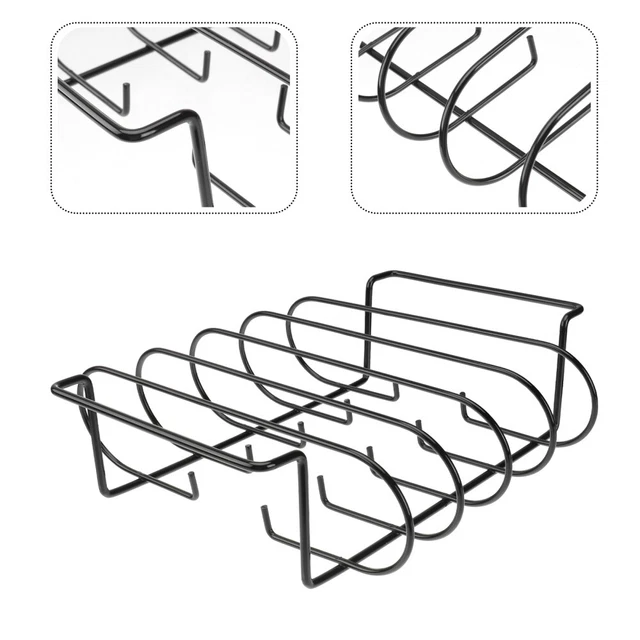1pc Rippe Rack BBQ Rib Racks BBQ Rib Halter Kochen Rack