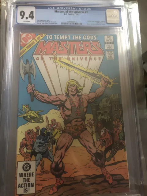 He-Man. Masters of the Universe - DC Comics Key. CGC. Complete 1st set. 1,2,3.
