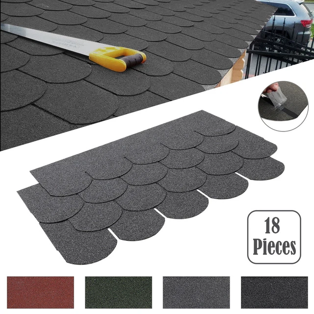 RECTANGLE/FISH-SCALE/HEXAGON SHED ROOFING Shingles Roofing Tiles ...
