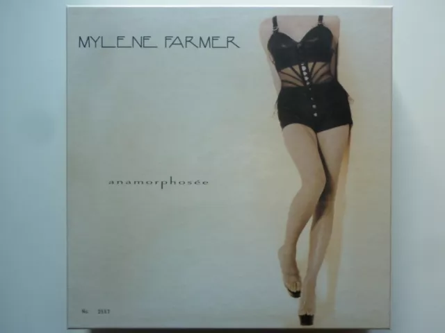 Mylene Farmer Coffret luxe collector 7 vinyles 45T et 33T + 1 cd  Anamorphosée