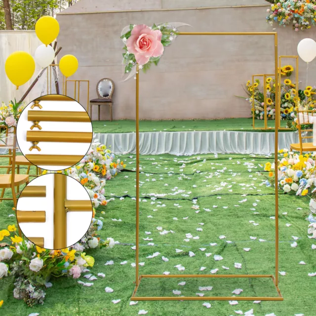 Photo Background Arch Stand for Wedding Ceremony Reception Birthday Party Decor