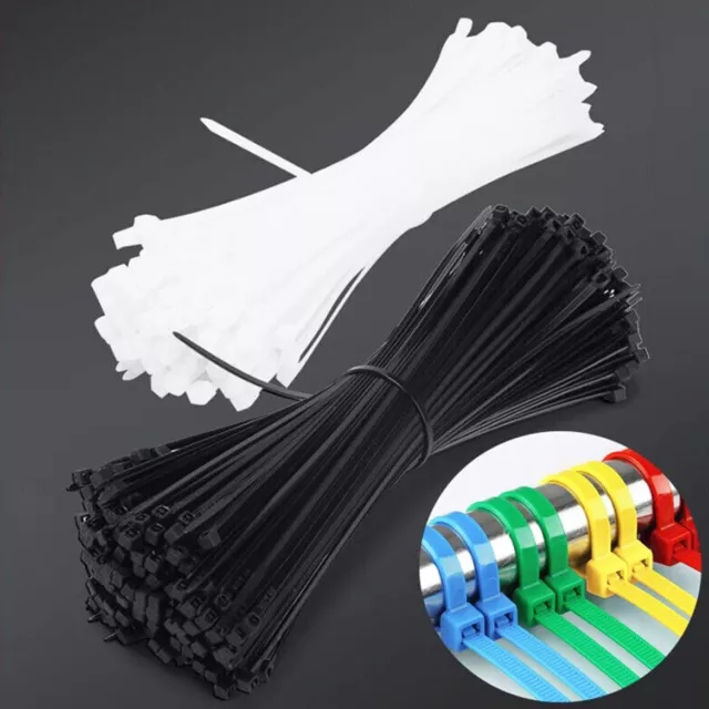 Cable Ties Tie Wraps Zip Ties Strong Self-Locking Heavy Duty Cable Tie Nylon