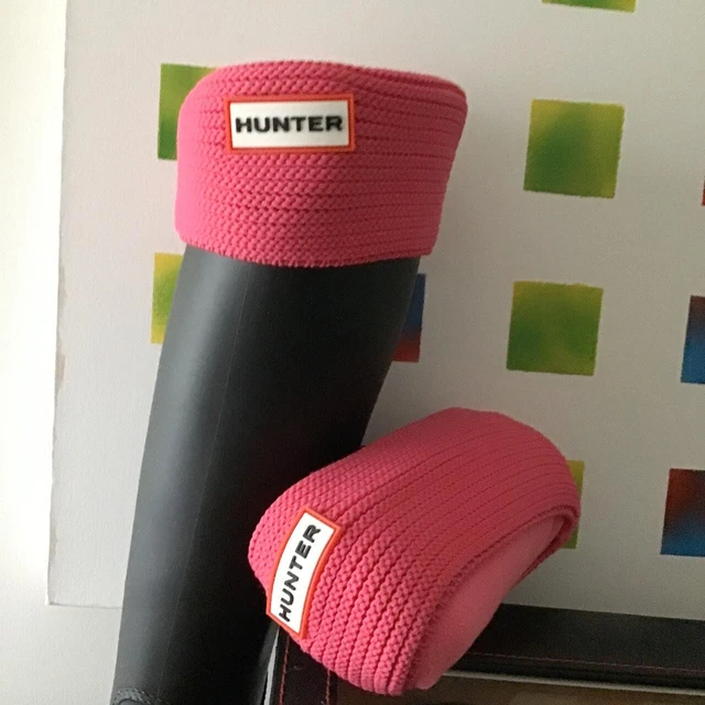 Hunter Welly Socks/Tall Boot Size/Brand New/Size L/Shocking Pink/Unisex/Festival
