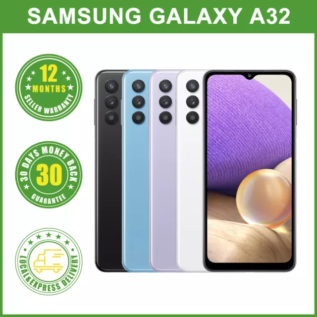 New Samsung Galaxy A32 Mobile 4G/64GB 1Year Wty in Sealed Box FREE EXPRESS