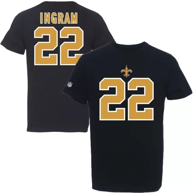 NFL T-Shirt New Orleans Saints Mark Ingram 22 black Redburn Trikot Jersey