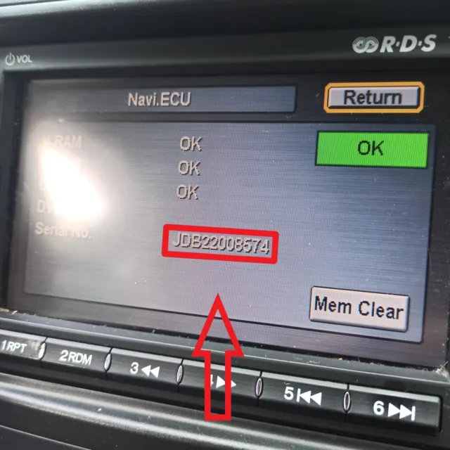 ✅ Honda Navi Radio Code Pin Entsperren ✅