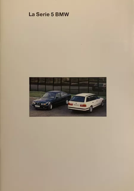 BMW serie 5 depliant / brochure