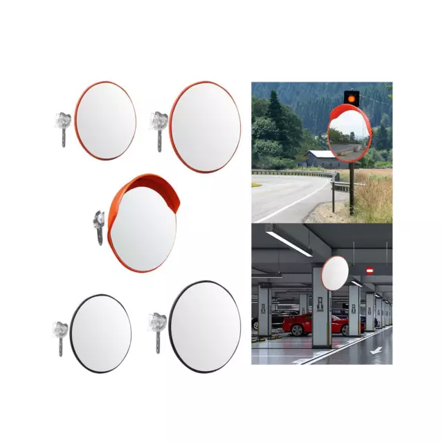 60cm Convex Car Outdoor Garage Driveway Security Safety Blind Spot Bend  Mirror