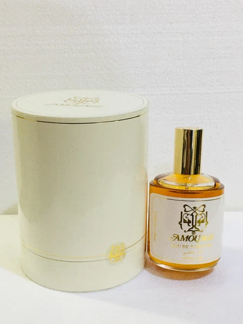 Frasco dorado plateado Amouage recarga damas 120 ml nuevo en caja sellada descontinuado