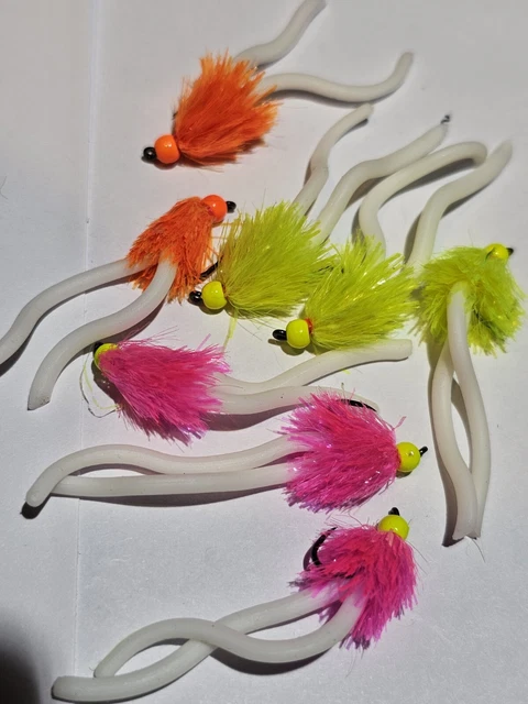 96 Mosche Verme Squirmy In Scatola – Esche Per Pesca A Mosca, Ideali Per Trota - Foto 4