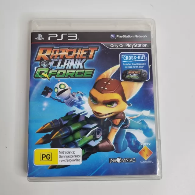 Ratchet and Clank Q Force - PS3 Complete PAL Playstation 3 Tested & Working