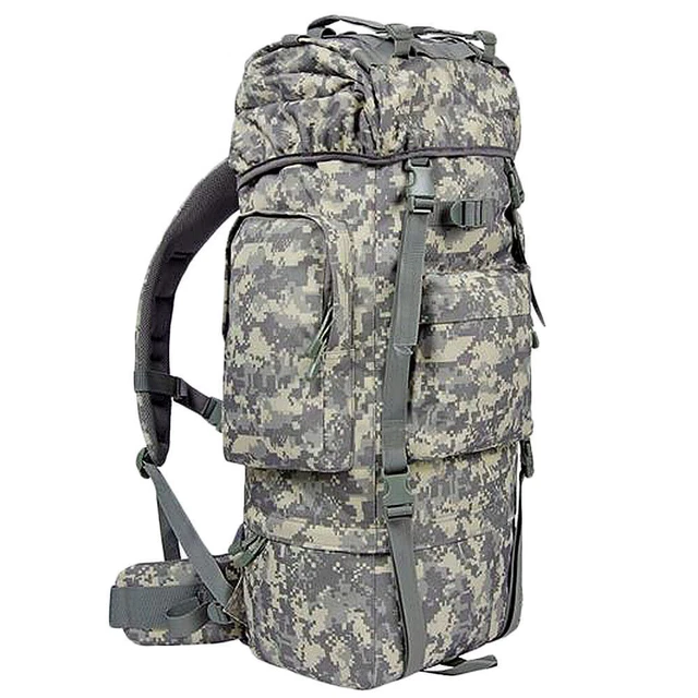 65L Outdoor Military Tactical Backpack Molle Travel Camping Trekking BAG ACU co