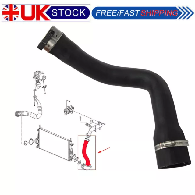 For Vauxhall Insignia 2.0 Cdti Turbo Intercooler Hose Pipe 23163578 22990025