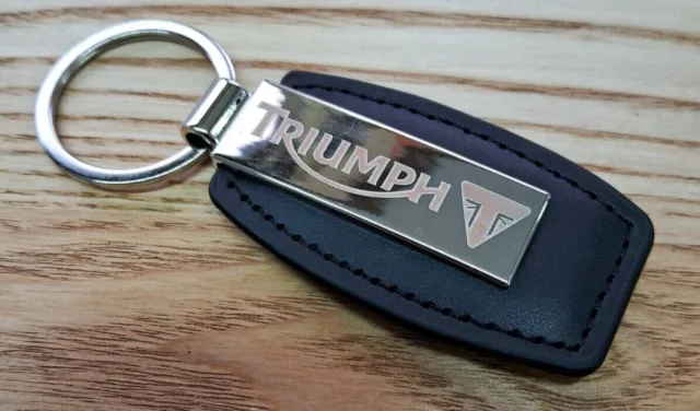 Triumph Style Personalised Keyring Keyfob