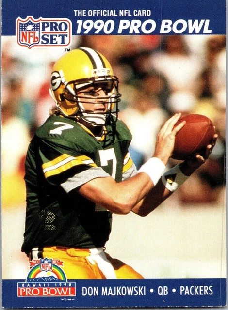 1990 Don Majkowski 7 Packers 401 National Football League Sports Trading Card