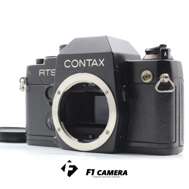 [Near MINT] Contax RTS II Quartz Black Body Only SLR 35mm Film Camera From JAPAN