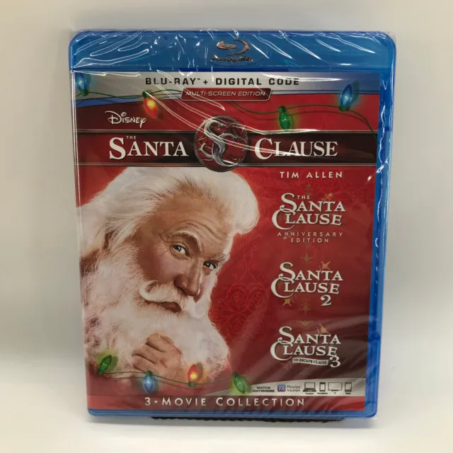 The Santa Clause 3-Movie Collection (Blu-ray) Brand New Factory Sealed
