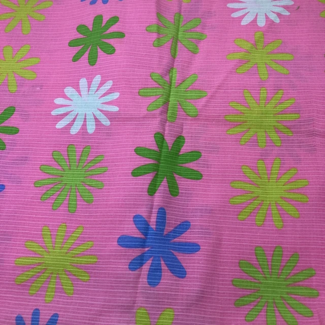 Fabric Psychedelic Mod Flower Power Bright Neon 22” X 22” Fabric Psychedelic Mod Flower Power Bright Neon 22” X 22”