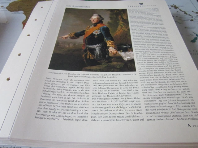 PREUSSEN ARCHIV 2 18. Jahrhundert 2311 Prinz Heinrich von Preußen 1726