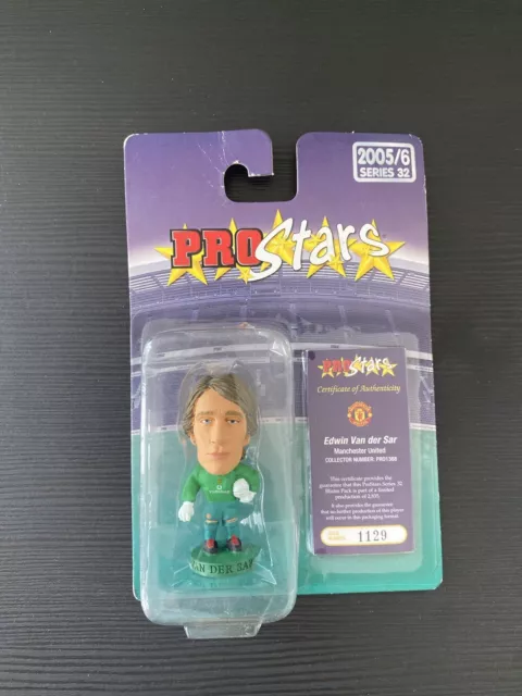 RARE BLISTER Corinthian Prostars Edwin van der Sar Manchester United PRO1388