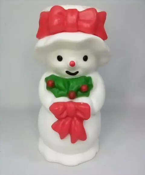 Vintage Avon Mrs. Snowlight Bayberry Fragrance CHRISTMAS Time Candle