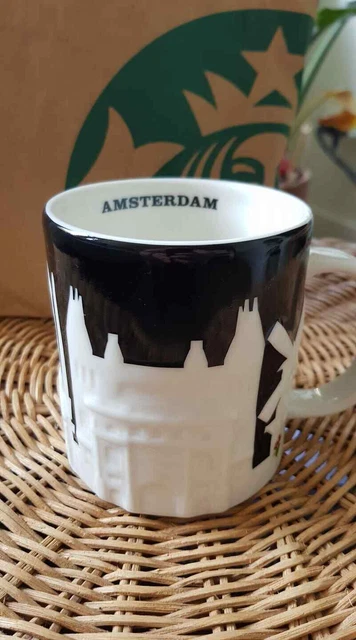 Starbucks Amsterdam Relief Tasse Starbucks City Mug Amsterdam Relief Becher Starbucks Amsterdam Relief Tasse Starbucks City Mug Amsterdam Relief Becher