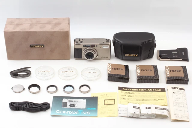 All Works【N MINT in Box】 Contax TVS Point & Shoot 35mm Film Camera From JAPAN