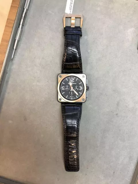 Bell & Ross Men Stainless Steel/Rose Gold Automatic 46mm BR 01-94 Selling As-Is Bell & Ross Men Stainless Steel/Rose Gold Automatic 46mm BR 01-94 Selling As-Is