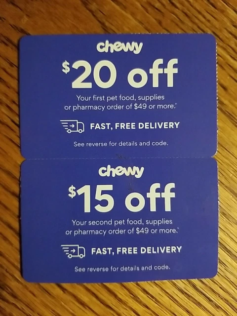 CHEWY $20 OFF $49 or more + Fast Shipping Coupon Code - Exp.: 3/31/2024