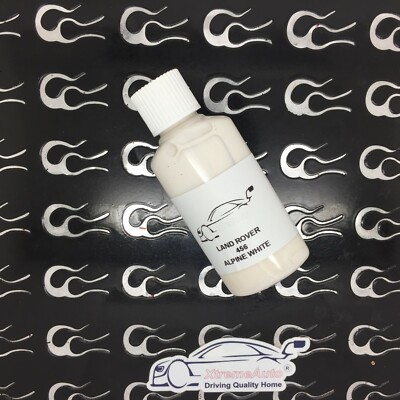 FOR LAND ROVER ALPINE WHITE 456 PAINT TOUCH UP REPAIR KIT 30ML SCRATCH ...