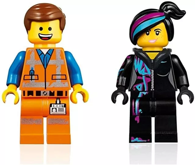 Lego Movie Emmet And Lucy Wyldstyle Minifigures Set Of 2 Minifigs Brand New 1025 Picclick