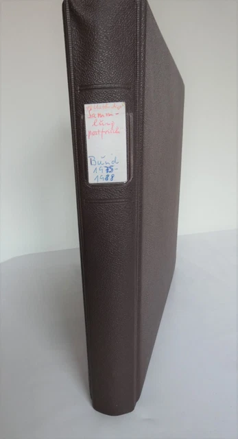 Deutschland Bund BRD 1975 - 1988 postfrisch ** Lindner falzlos im Ringbinder