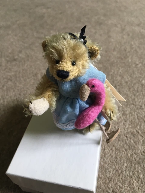 DEB CANHAM ARTIST Bear Alice Ltd Edition Miniature Signed By