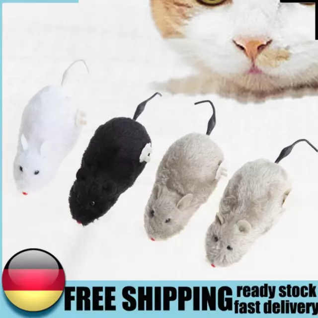 Meccanismo peluche topo giocattolo colore casuale colore creativo gatto accessori per animali domestici