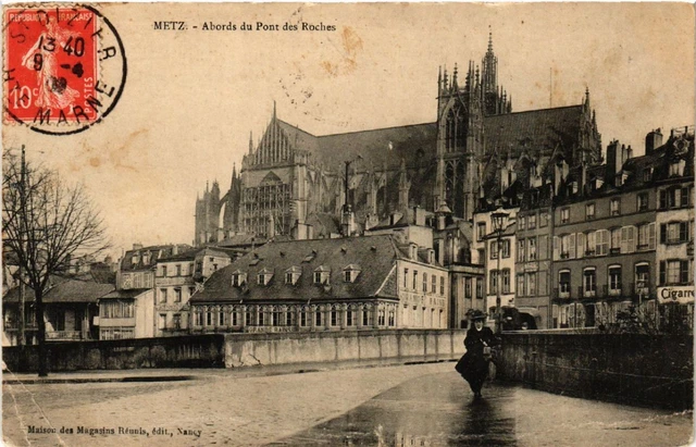 CPA AK METZ - Abords du Pont des Roches (651011)