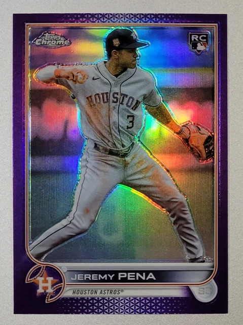 2022 TOPPS CHROME Update Series - Jeremy Pena #USC136 Purple