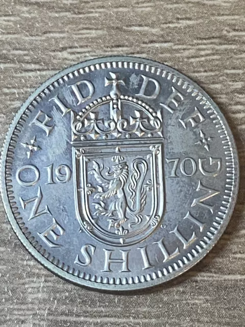 Elizabeth II, Shilling, Scottish, 1970, Proof