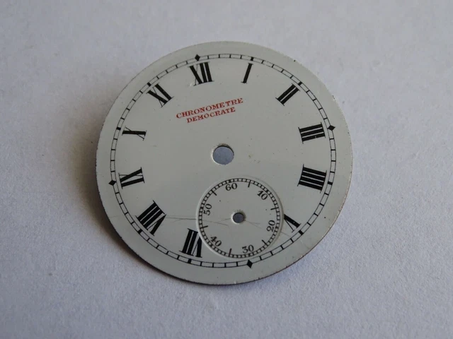 Cadran émaillé Pour Montre à Gousset Ancienne – Pièce D'horlogerie – Neuf Sans étiquette