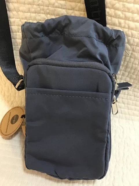 Samantha Brown To Go Nwt Crossbody & Water Bottle Holder Navy Blue