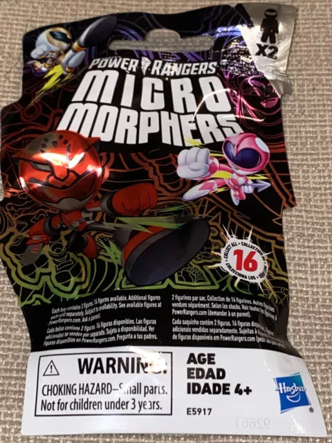 🔥Hasbro MICRO MORPHERS Series 1 Mighty Morphin Power Rangers Blind Bag Sealed🔥