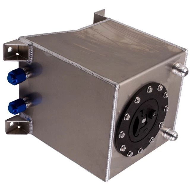 Serbatoio alluminio serbatoio carburante serbatoio benzina 9,5 L per auto da corsa corse drif