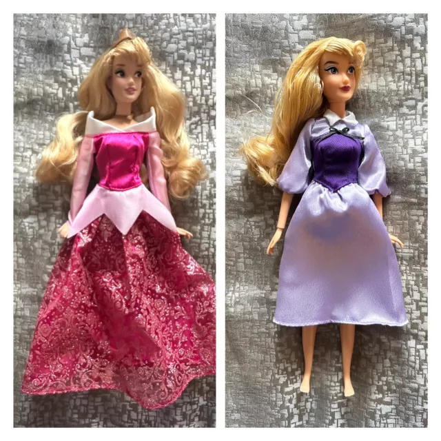 Disney Store Princess Aurora Classic Dolls with Dress Sleeping Beauty Briar Rose