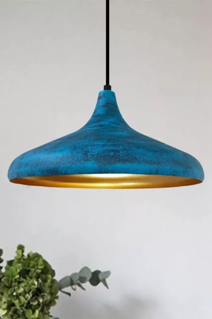 Bamyum Pendelleuchte I Champion I 35 cm Hängelampe Metall E27 Moderne Lampe