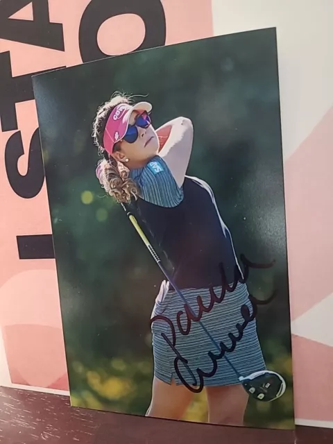 Paula Creamer 4x6 Photo Signed 15March2017 Founders Cup. Free Shipping.