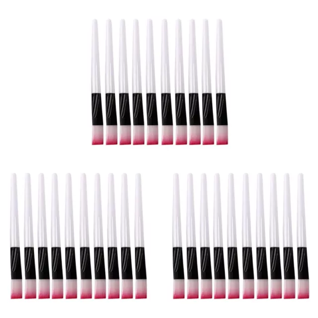 30 Piezas Pincel Rosado Barra de Mascara  Cuidado de la Piel Facial H7544